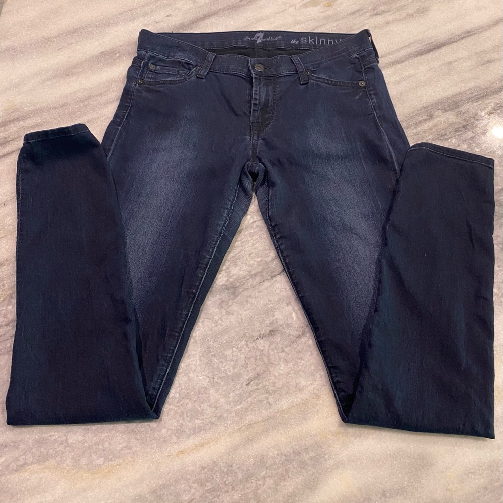 7 For All Mankind - The Skinny Jeans Jeggings- Size:29